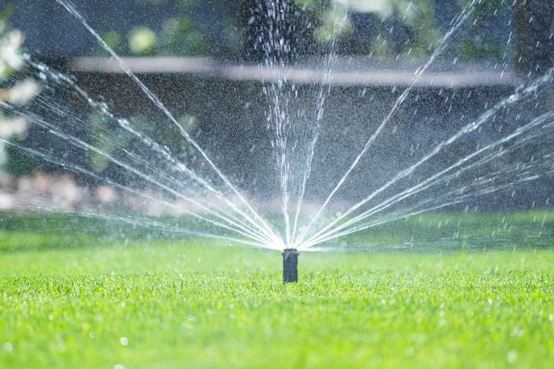 Lawn Sprinkler System in Action
